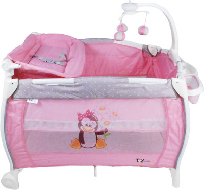 

Toy House Baby Play Yard(Pink)