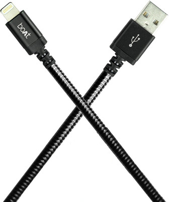 

boAt LTG-SuperTough800-1-B Lightning Cable(Black)