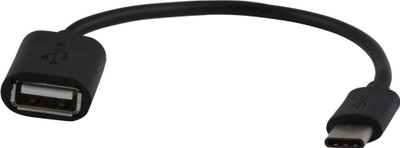 

iGreenPro Universal {OTG Type C (Male)To Type A (Female)} Black iGP / Standard OTG Cable(Black)