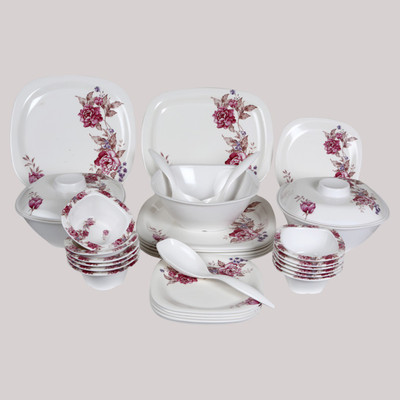 

Eagleware Floral Melamine Pack of 33 Dinner Set(Melamine)