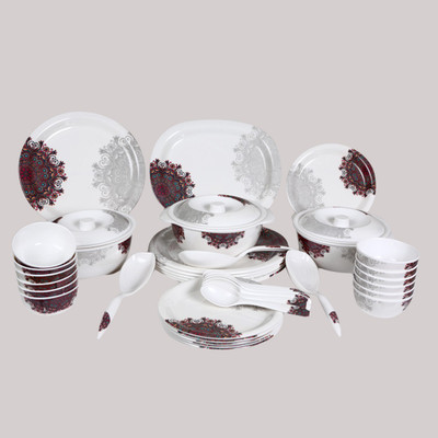 

Everyday Melamine Pack of 34 Dinner Set(Melamine)