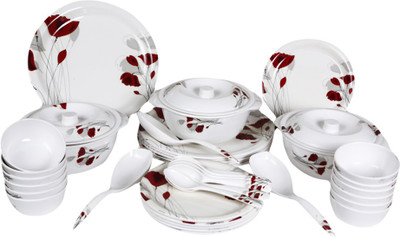 

Everyday Melamine Pack of 34 Dinner Set(Melamine)