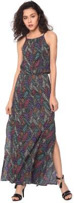 PURYS Women Maxi Multicolor Dress