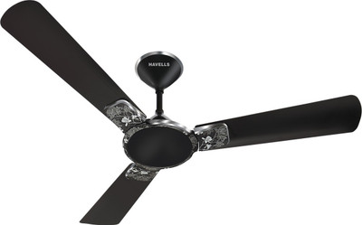 

Havells ENTICER ART MET 3 Blade Ceiling Fan(BLACK CHROME, Pack of 1)