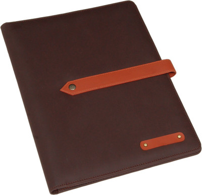 

Borse LEATHERETTE FILE FOLDER(Set Of 1, Brown)