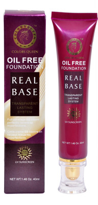 

COLORS QUEEN Oil free Real Base Foundation(BEIGE, 40 ml)