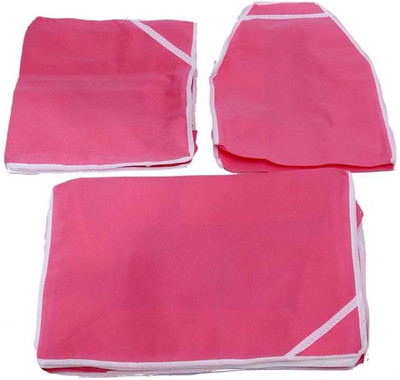 

apratim saree cover, blouse cover,peticote cover dxfcgvhj fhgjbk(Pink)