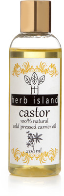 

herb Island Cold pressed castor oil Hair Oil(200 ml)