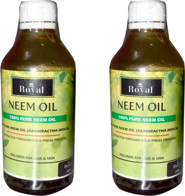 

Royal 100% Pure cold Pressed Neem Oil Hair Oil(400 ml)