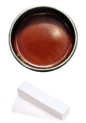 

Out Of Box Red Wax Pack for Face with 100 Piece Non-Woven Facial Strips 85 gms Wax(85 g)