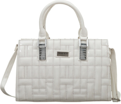 

miles london Satchel(White)