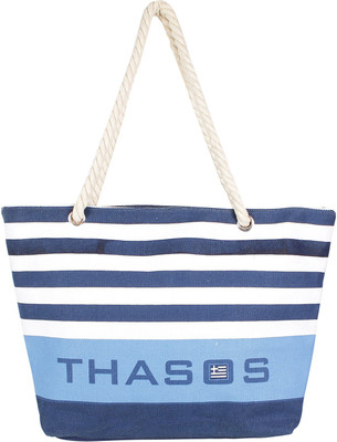 

Tamirha Shoulder Bag(White, Blue), Blue;white