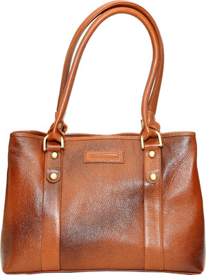 

Armaan Leather Hand-held Bag(Brown)