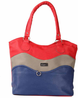 

Bellina Shoulder Bag(Blue, Red, Grey), Blue;grey;red