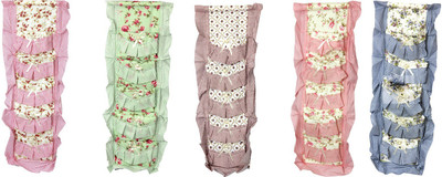 

FULLHOUZ Fabric 5 Pocket Hanging Stationery Organizer( )