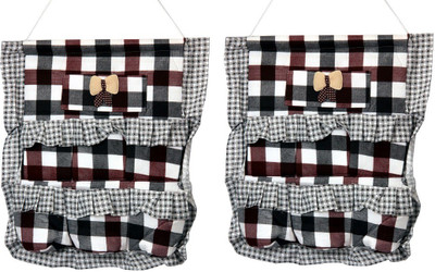 

FULLHOUZ Fabric 7 Pocket Hanging Regular Organizer( )