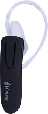 iKare S380 Bluetooth Headset with Mic(Black, On the Ear)