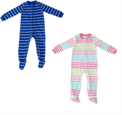 

Indirang Romper For Boys Printed Cotton(Multicolor, Pack of 2