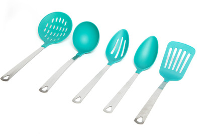 

Core 15070 5pc Everyday Utensil Set - Nylon Azure Kitchen Tool Set(Azure)