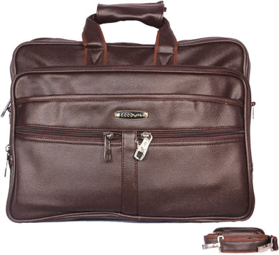 

Goodwin 16 inch Laptop Messenger Bag(Brown)