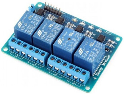 

Robodo Relay Driver 4 Channel 5 Volt Module(Blue)
