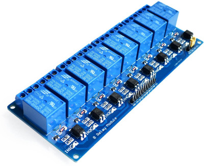 

Robodo Relay Driver 8 Channel 5 Volt Module(Blue)