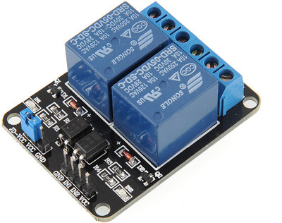 

Robodo Relay Driver 2 Channel 5 Volt Module(Blue)