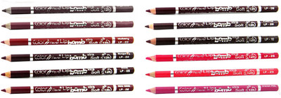 

Color Fever Coffee Color Lip Liner Pencil 155(Multicolor)