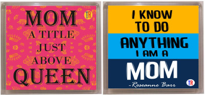 

Thoughtroad TITLE QUEEN Fridge Magnet Pack of 2