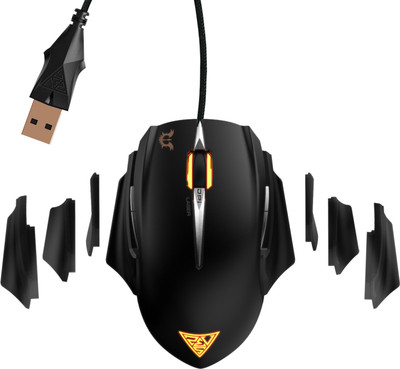 GAMDIAS Erebos Extension Wired Laser Gaming Mouse USB, Black GAMDIAS Controllers