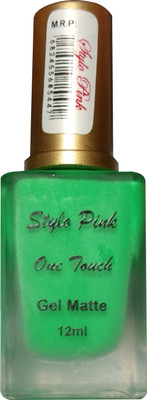 

Silky Soft Cream Matte Nail Paint Neon Green