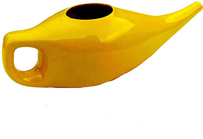

Zyra Ceramic, Porcelain Yellow Neti Pot(220 ml)
