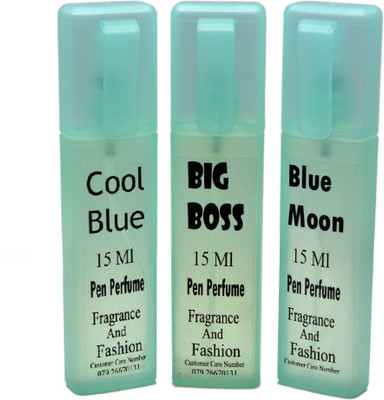 

Fragrance And Fashion Cool Blue, Big Boss And Blue Moon Eau de Toilette - 45 ml(For Men & Women)