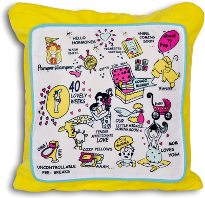 

Pamper Hamper Printed Pregnancy Pillow(Yellow)