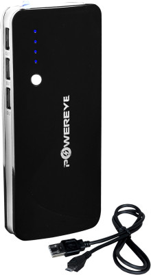 

Powereye 13000 mAh Power Bank (PB-060BL, Portable )(Black, White, Lithium-ion)