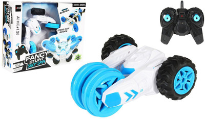 

Smiles Creation 2.4GHz Fancy Stunt 360° Spin High Speed Double-Side Roll Action RC Racing Stunt Car with Bright LED Headlights Toy for Kids(Multicolor)