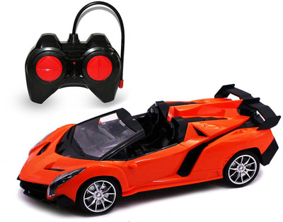 

Smiles Creation Battery Operated, 1:16 Scale Famous Sports Racing Car with Light Toys for Kids(Orange)