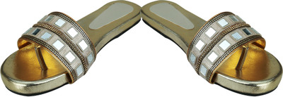 

Rare Women Gold Sandals