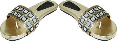 

Rare Women Gold Sandals