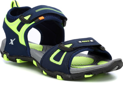 

Sparx Men NavyBlueFlourscentGreen Sports Sandals