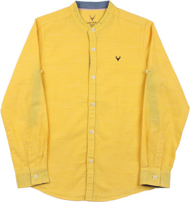 

Allen Solly Junior Boys Printed Casual Shirt, Yellow