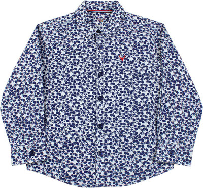 

Allen Solly Junior Boys Printed Casual Shirt, White