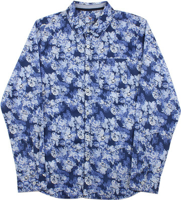 

Allen Solly Junior Boys Printed Casual Shirt, Navy