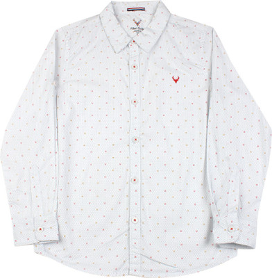 

Allen Solly Junior Boys Printed Casual Shirt, White