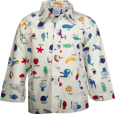

Beanie Bugs Boy's Printed Casual Multicolor Shirt, Multi