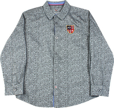

Allen Solly Junior Boys Printed Casual Shirt, Black