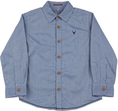 

Allen Solly Junior Boys Checkered Casual Shirt, Green