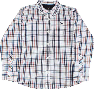 

Allen Solly Junior Boys Printed Casual Shirt, Navy