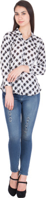 

Trueway Girl's Checkered Casual Multicolor Shirt