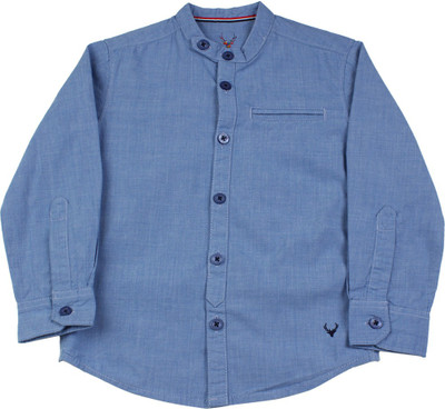 

Allen Solly Junior Boys Printed Casual Shirt, Blue